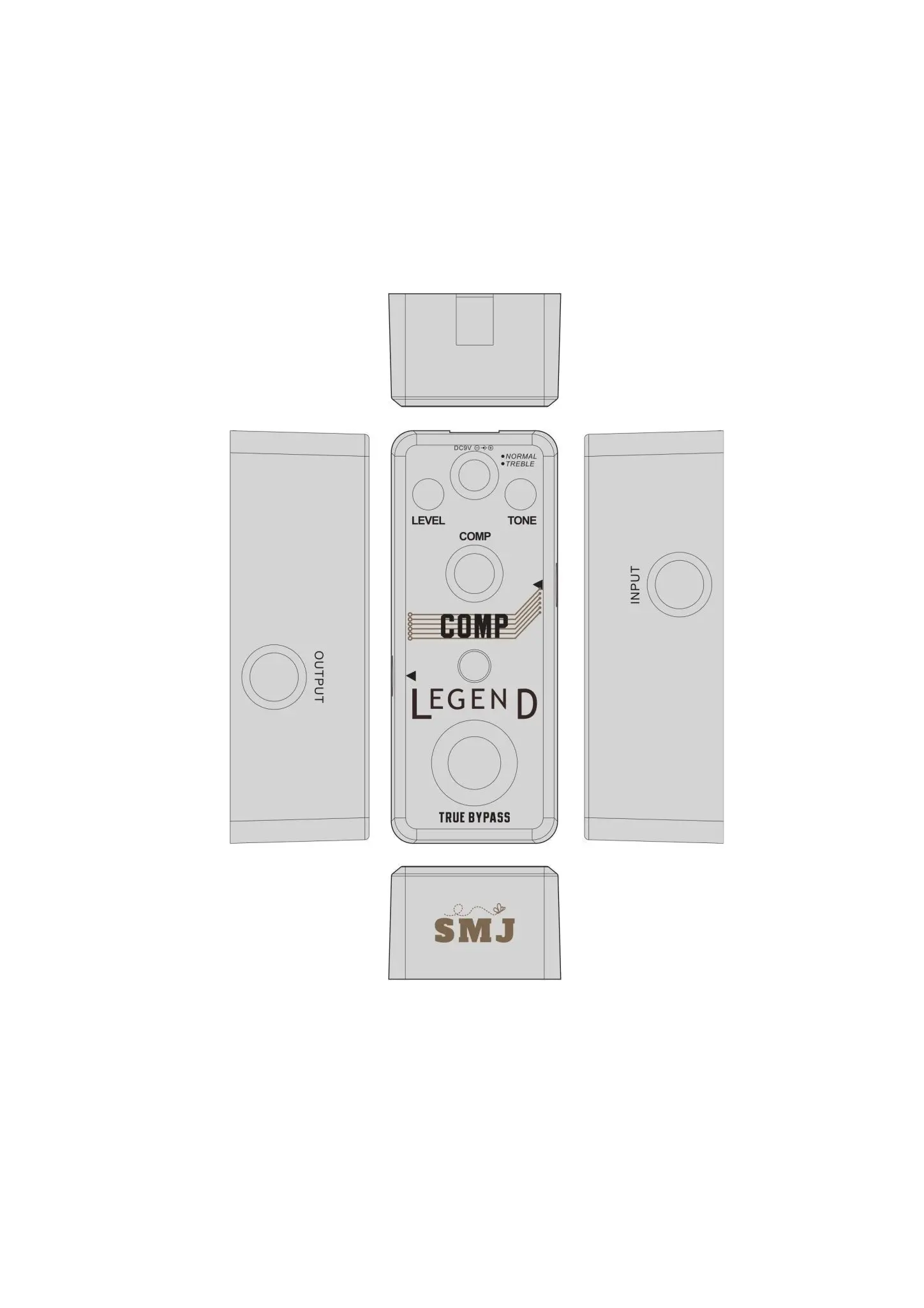 SMJ LEGEND Series Compressor "Control" Pedal - Image 3