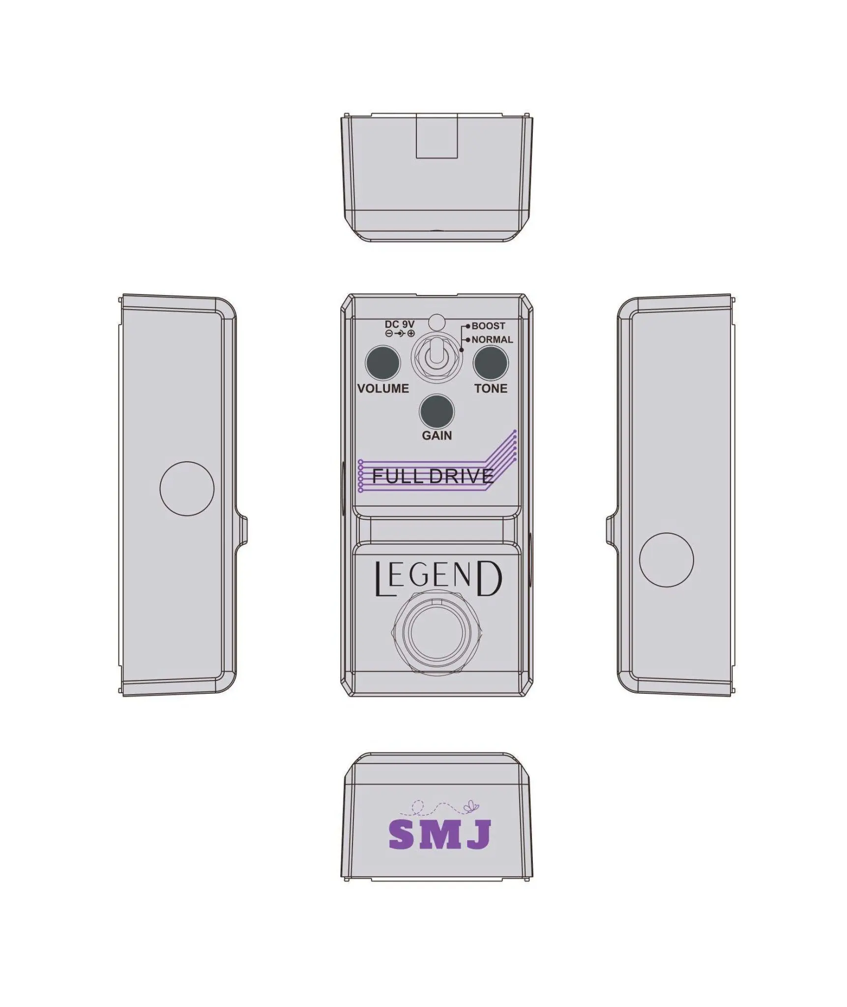 SMJ LEGEND Series Full Drive Pedal - Image 3