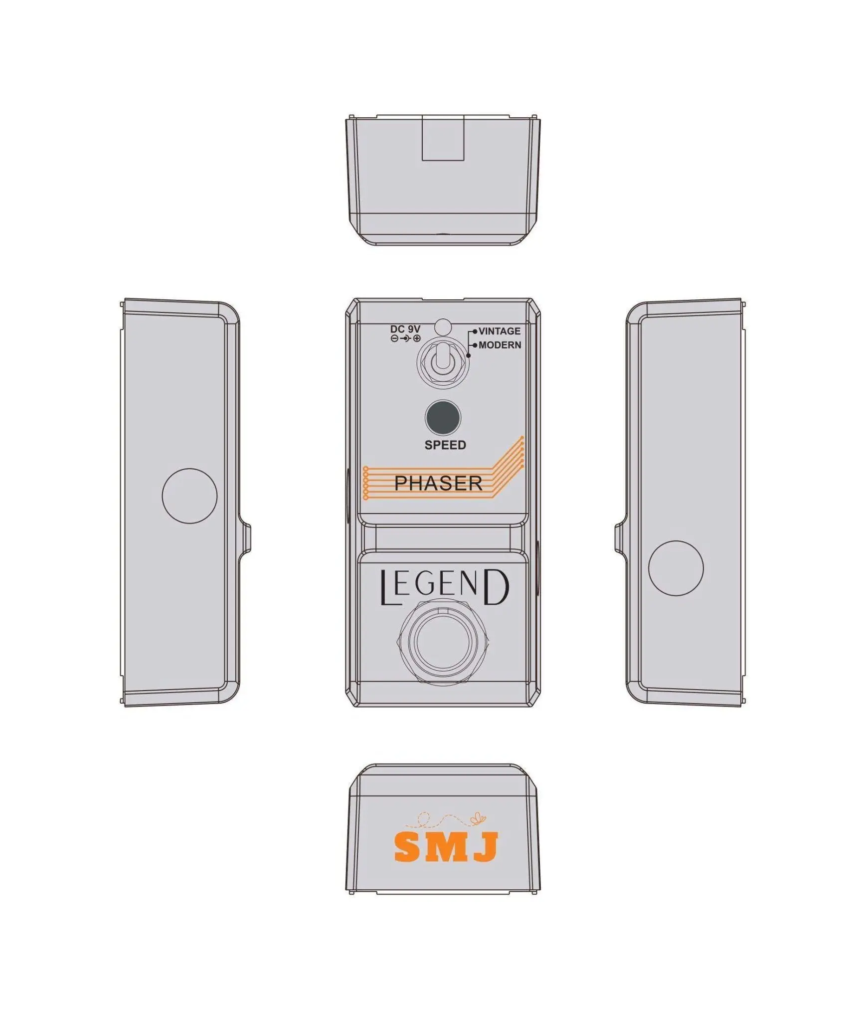 SMJ LEGEND Series Phaser Pedal - Image 3