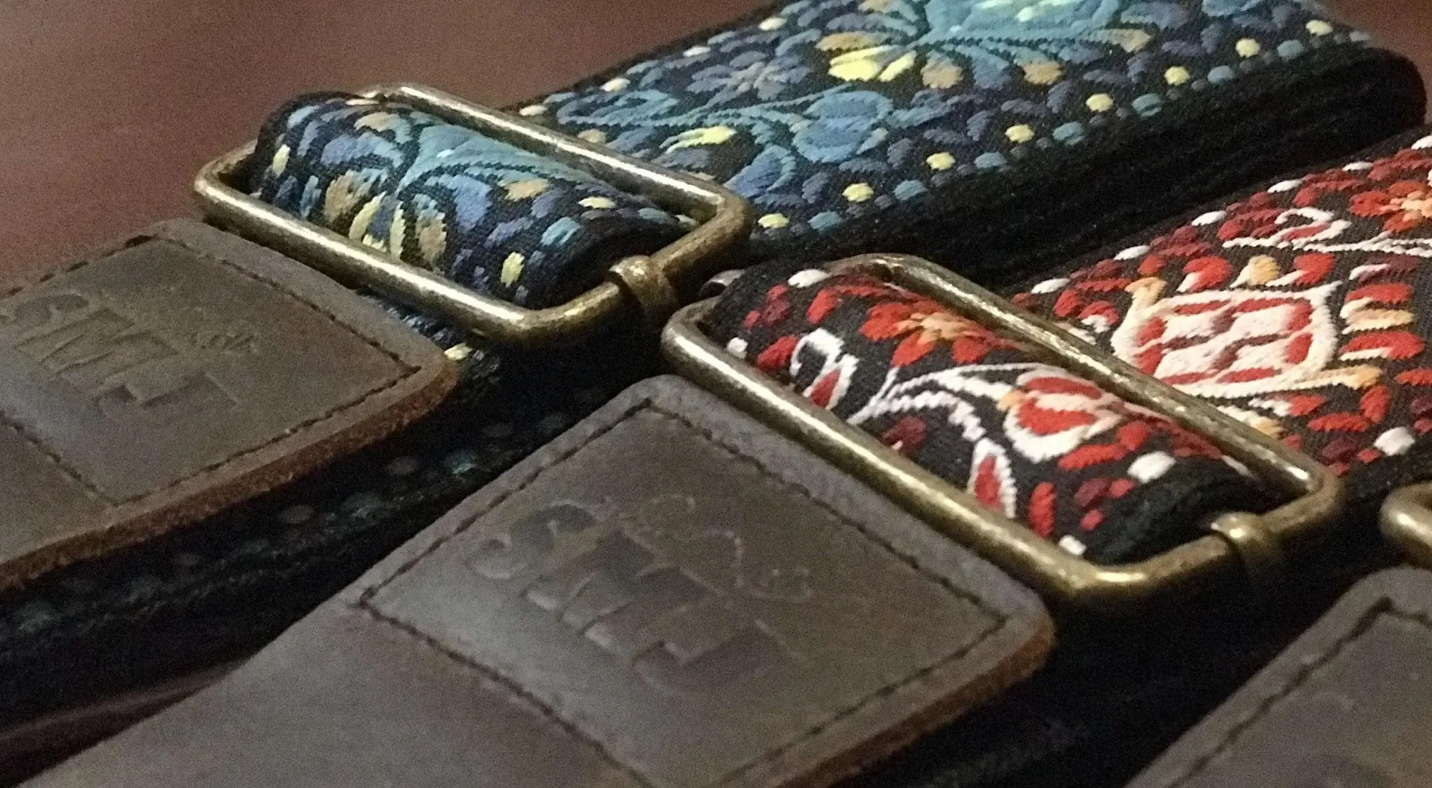 SMJ Reserve Collection "Adonis Blue" Guitar Strap - Image 5