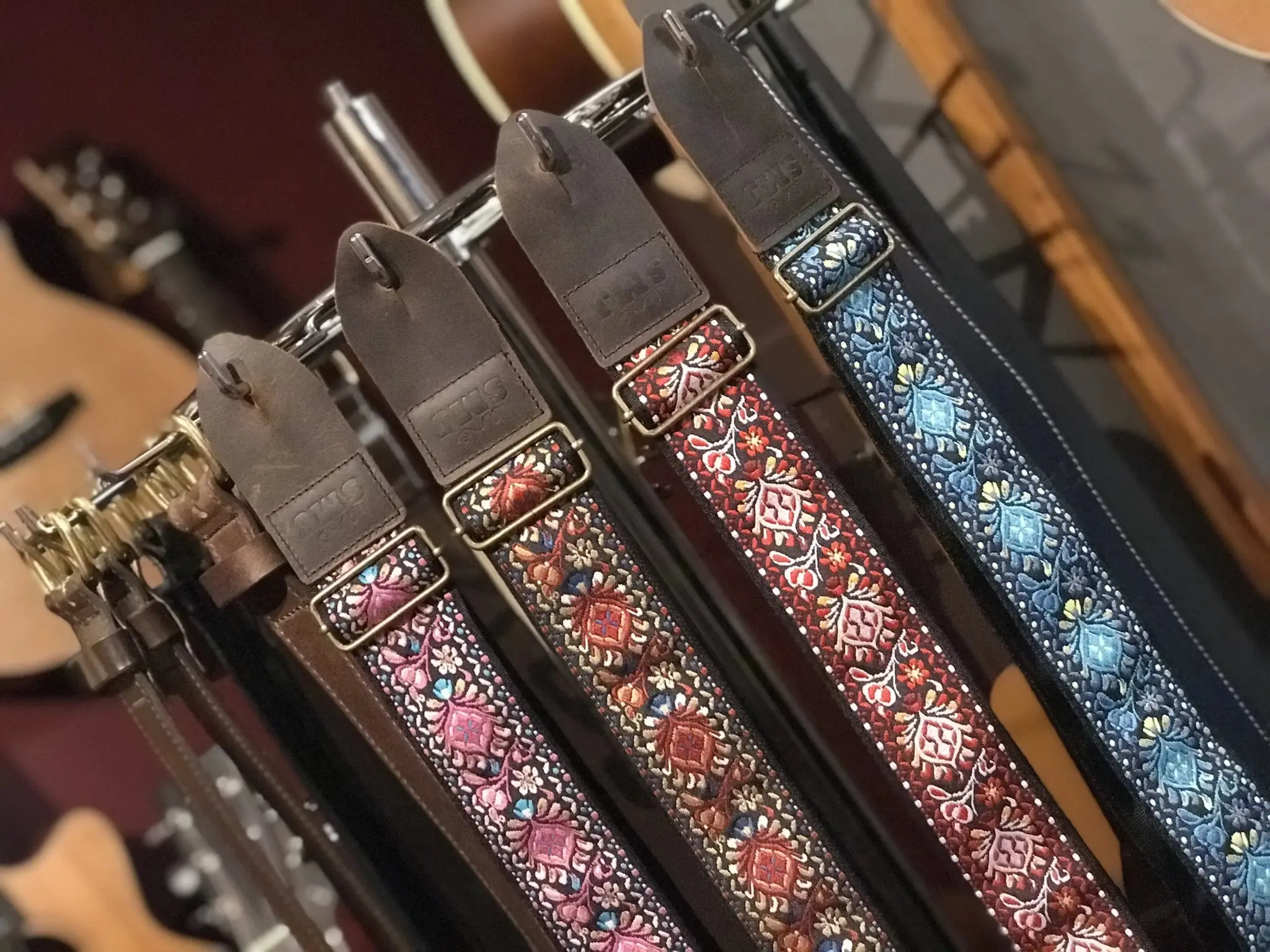 SMJ Reserve Collection "Adonis Blue" Guitar Strap - Image 9