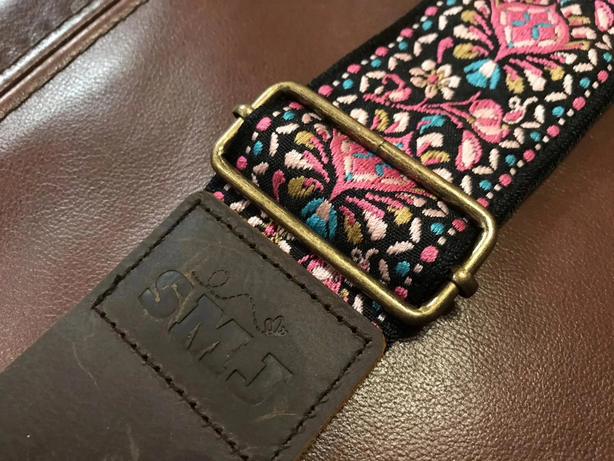 SMJ Reserve Collection "Peacock" Guitar Strap - Image 8