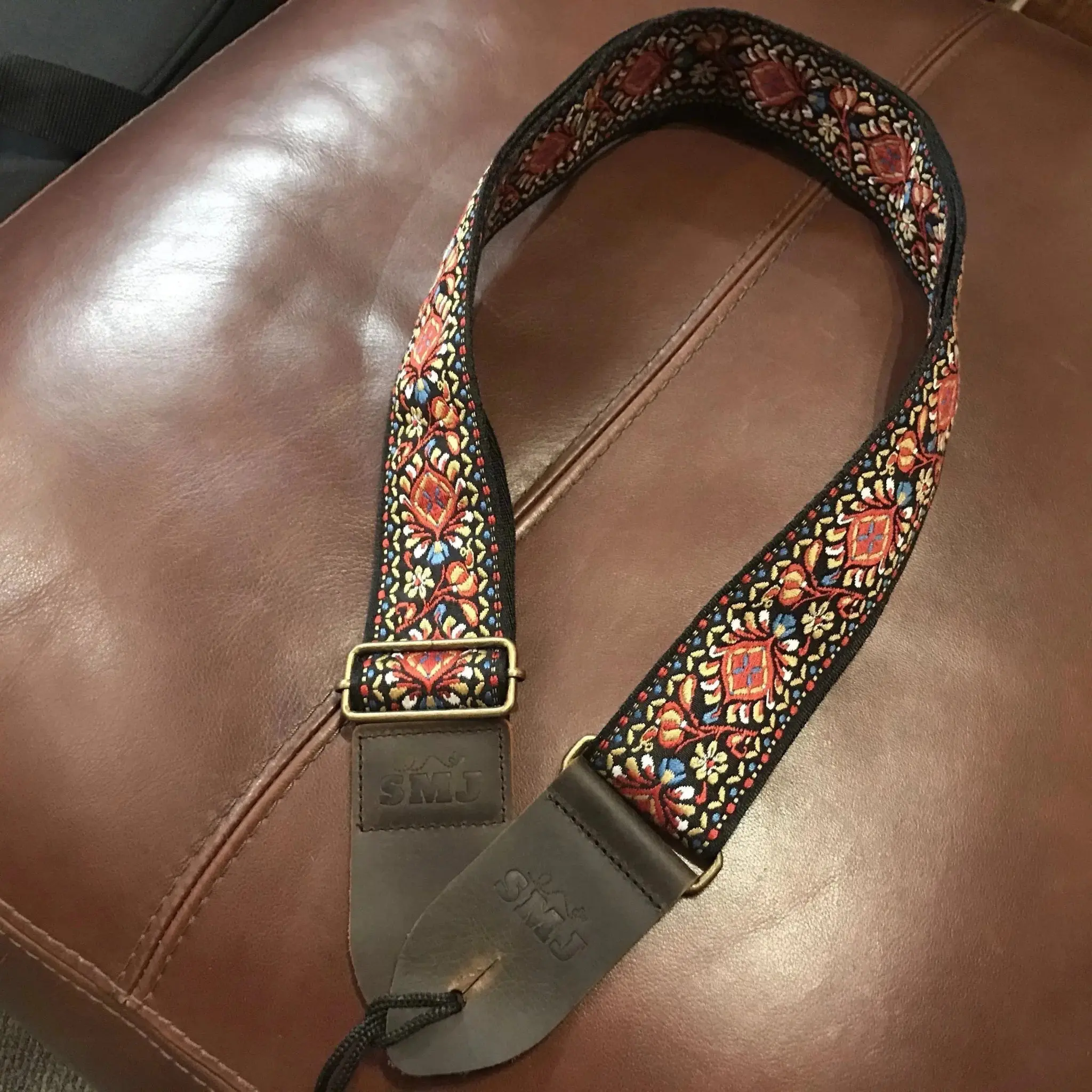 SMJ Reserve Collection "Peacock" Guitar Strap - Image 9