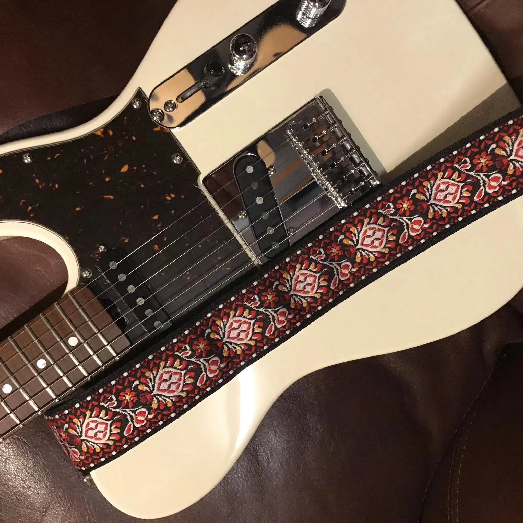 SMJ Reserve Collection "Red Admiral" Guitar Strap - Image 14