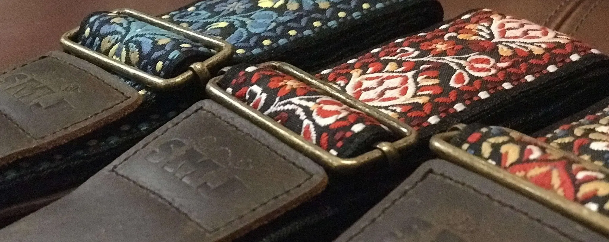 SMJ Reserve Collection "Red Admiral" Guitar Strap - Image 6