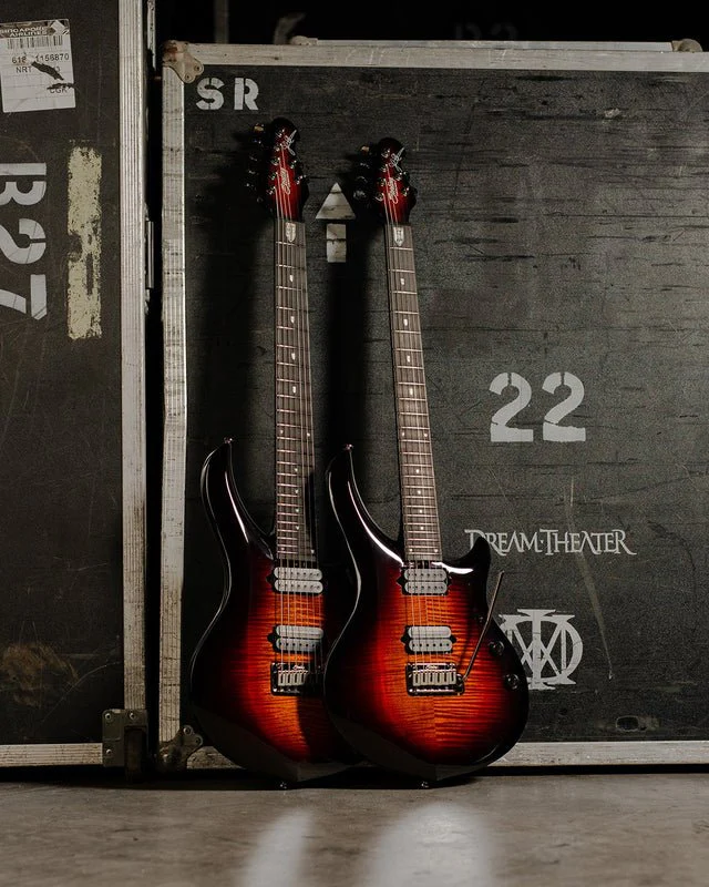 Sterling By Music Man Majesty Dimarzio Flame Maple Tiger Eye - Image 4