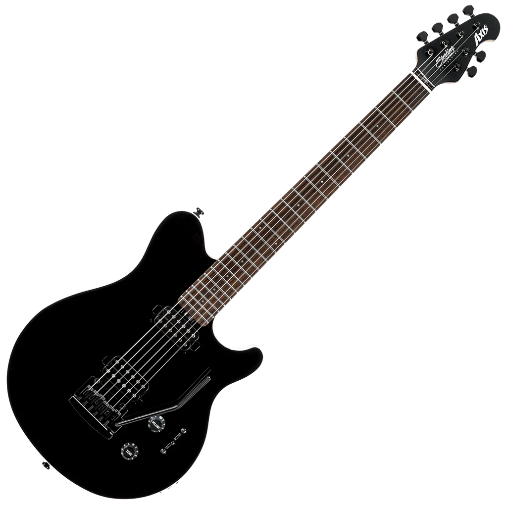 Sterling By Musicman SUB Axis Black With White Body Binding - Image 3