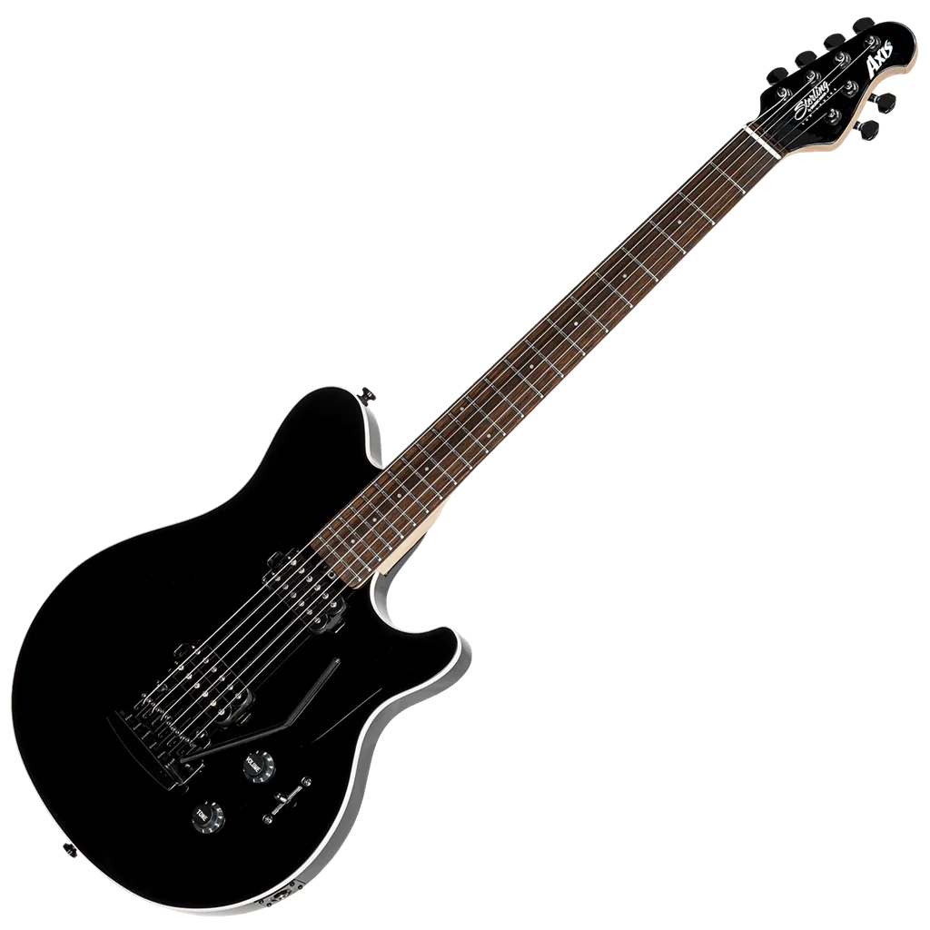 Sterling By Musicman SUB Axis Black With White Body Binding - Image 4