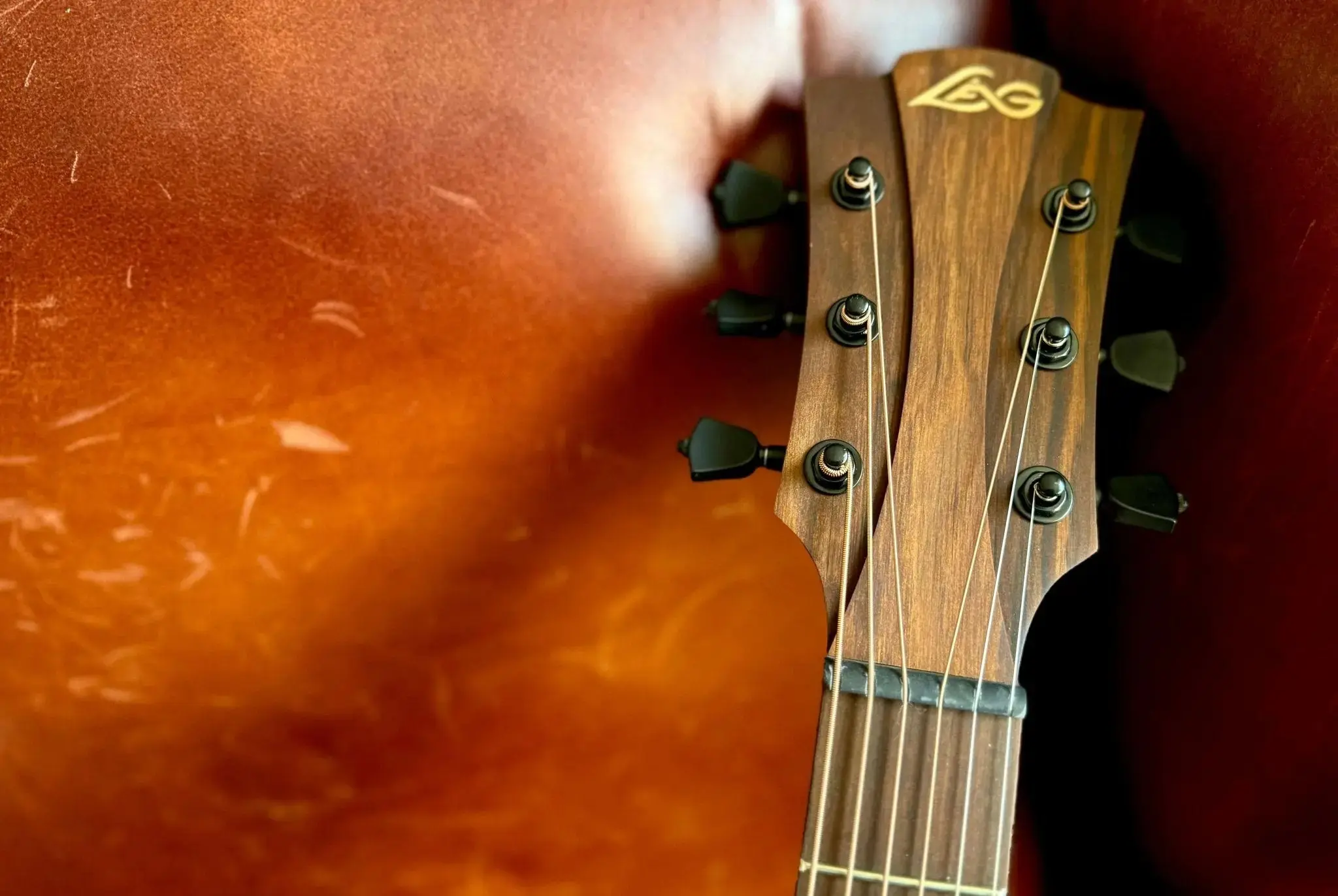 LAG T118ABCE-BLK Special Edition With Bevel.  Exquisite Luxury Electro Acoustic Guitar - Image 11