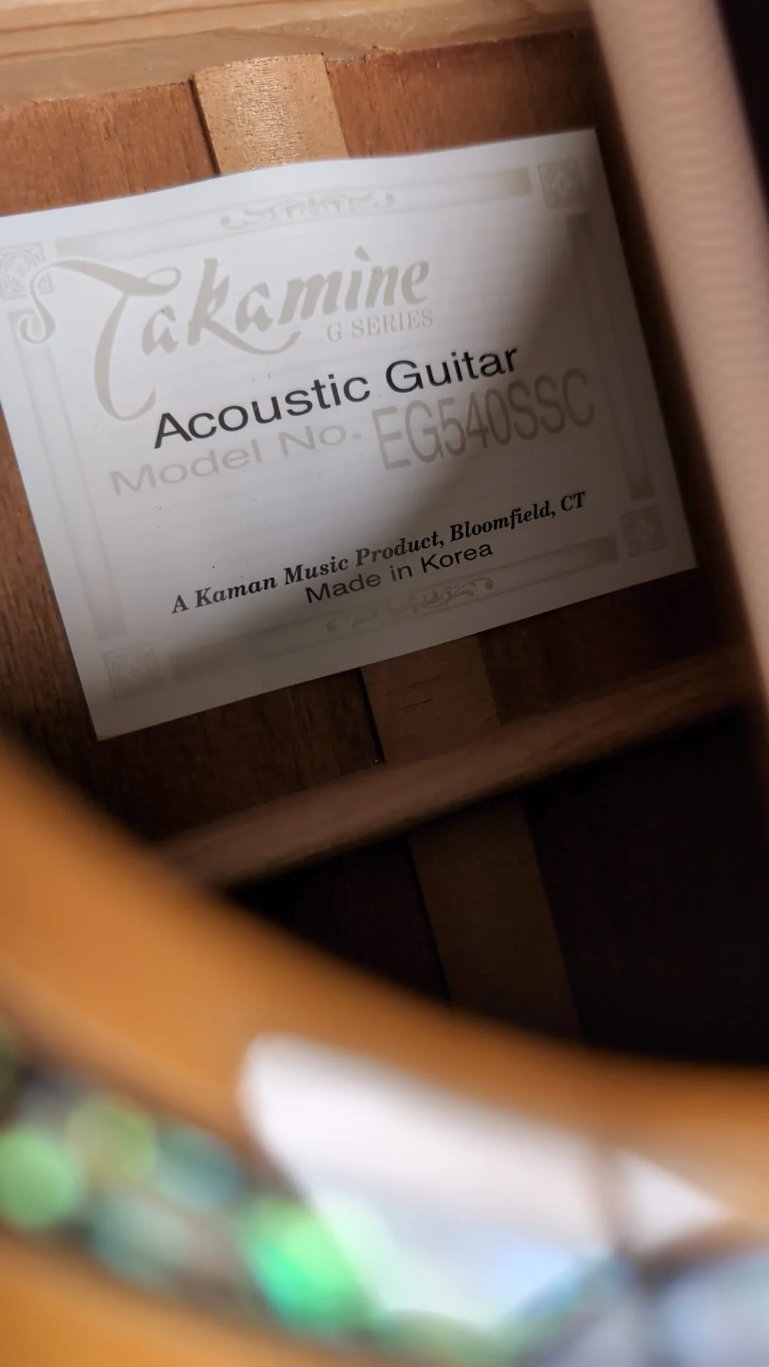Takamine EG540SSC (Used) - Image 6