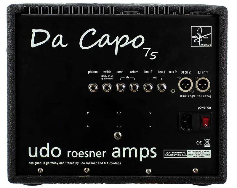 Udo Roesner DaCapo75. The Ultimate Acoustic Guitar Amp - Image 4