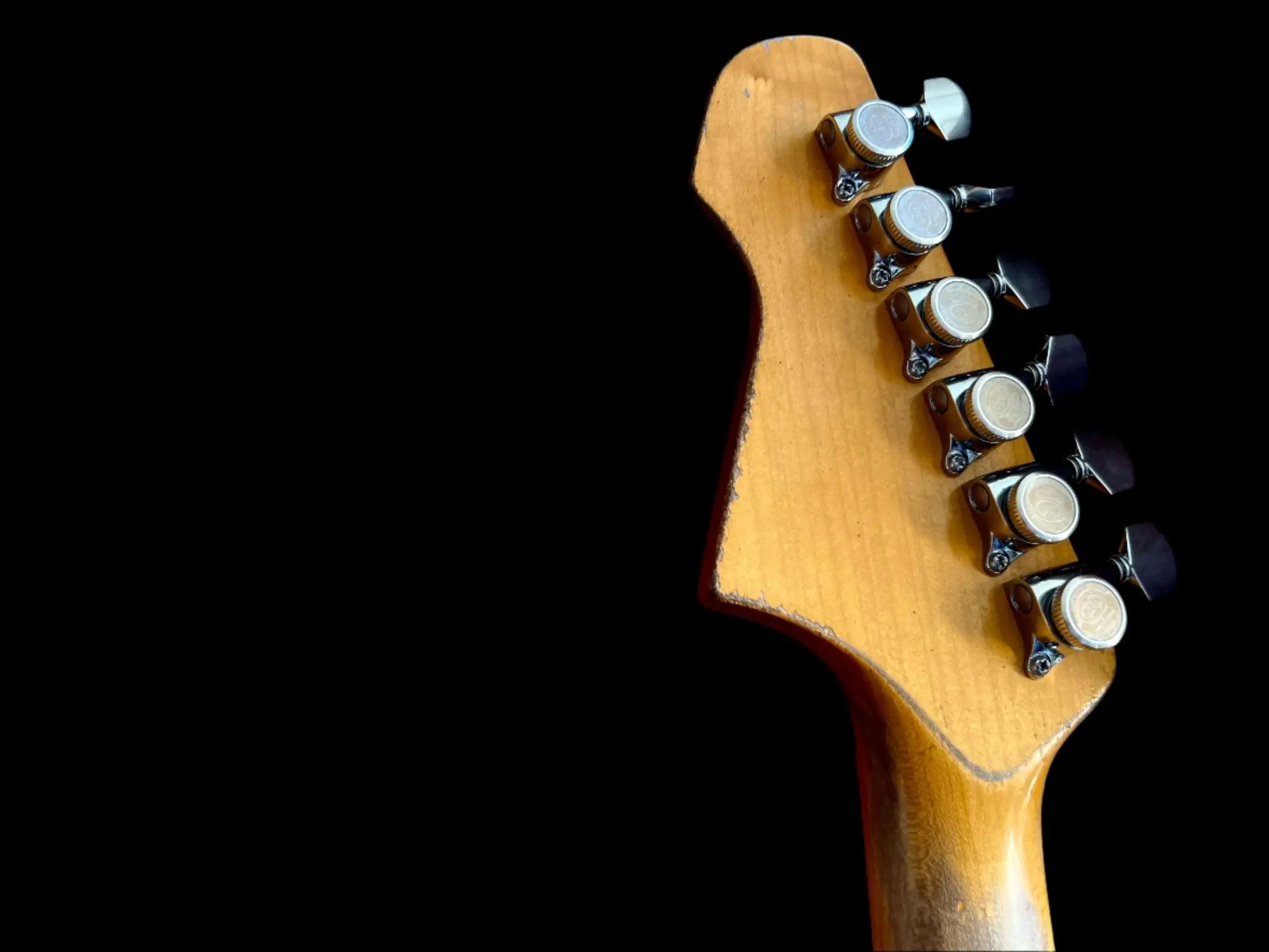 Valiant Jupiter Sunburst Distressed Mastery - With Stainless Steel Frets Upgrade - Ultimate Luxury Hand Crafted Electic Guitar - Image 8