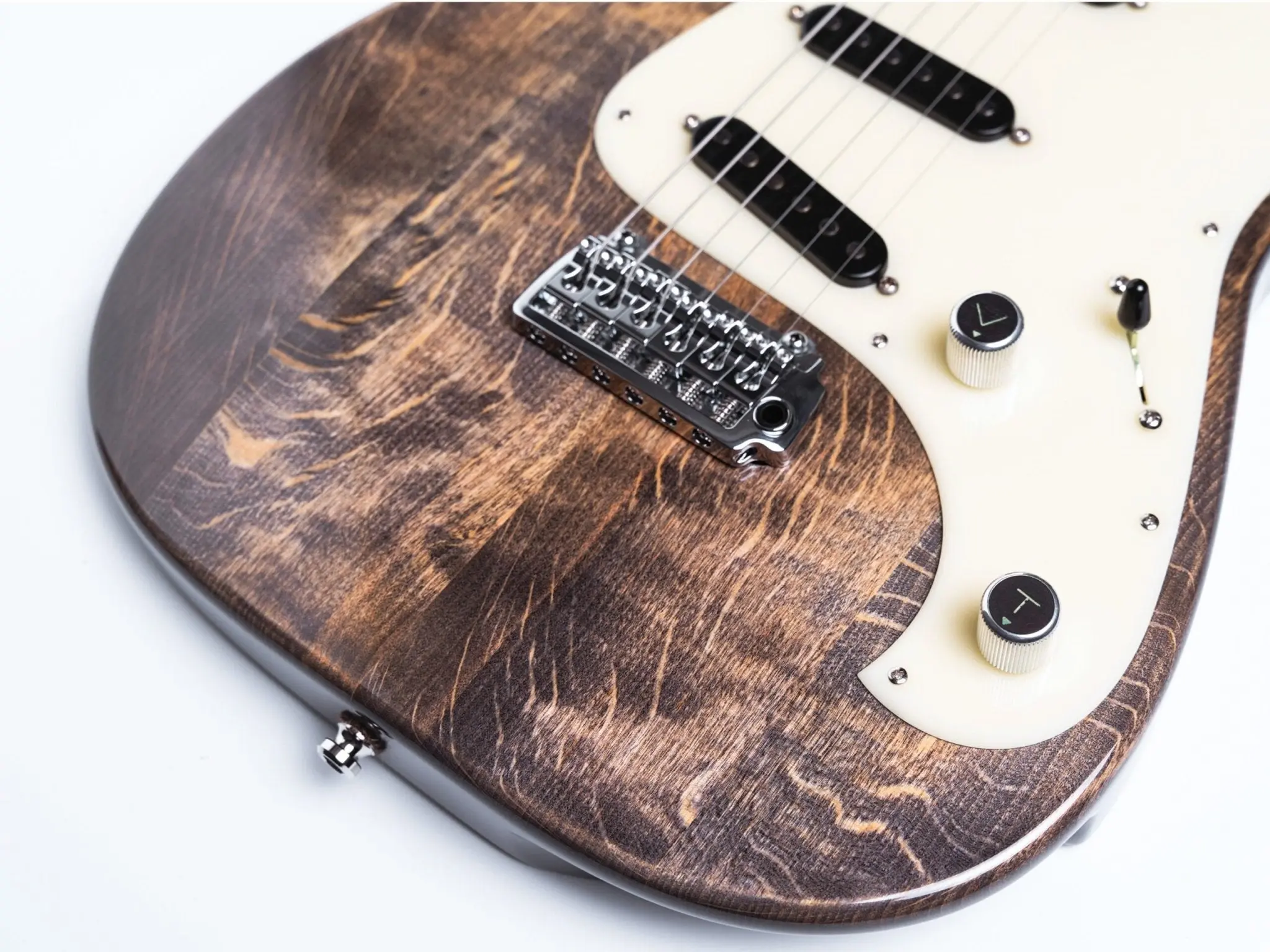 Valiant Soothsayer Burning Grey Electric Guitar - Image 3