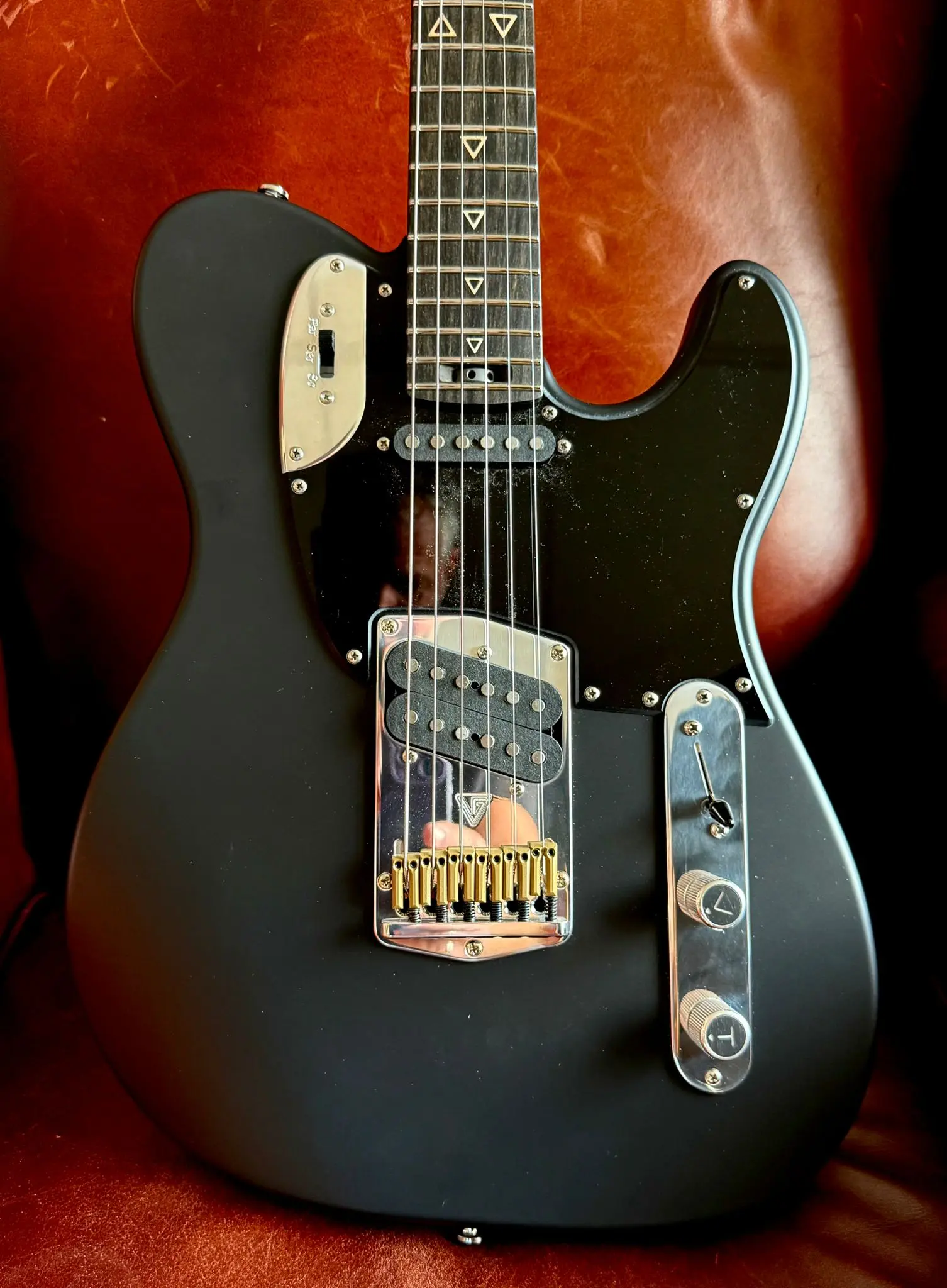 Valiant Titan Black Satin With Stainless Steel Frets Upgrade - Image 6