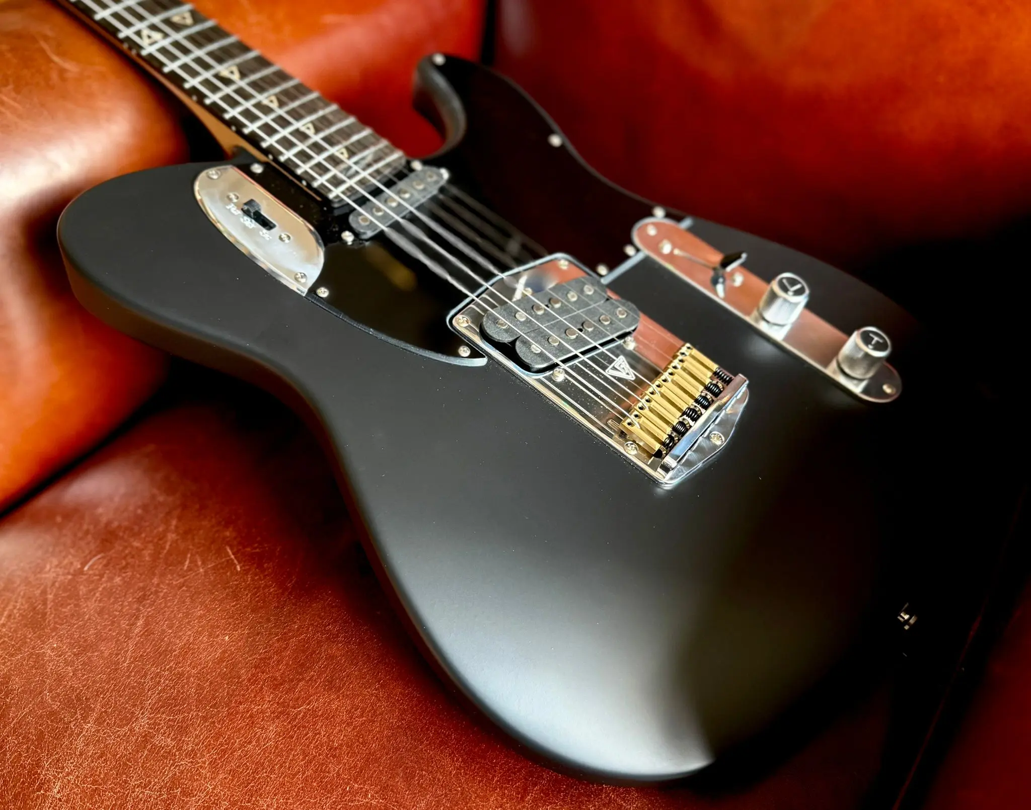 Valiant Titan Black Satin With Stainless Steel Frets Upgrade - Image 9