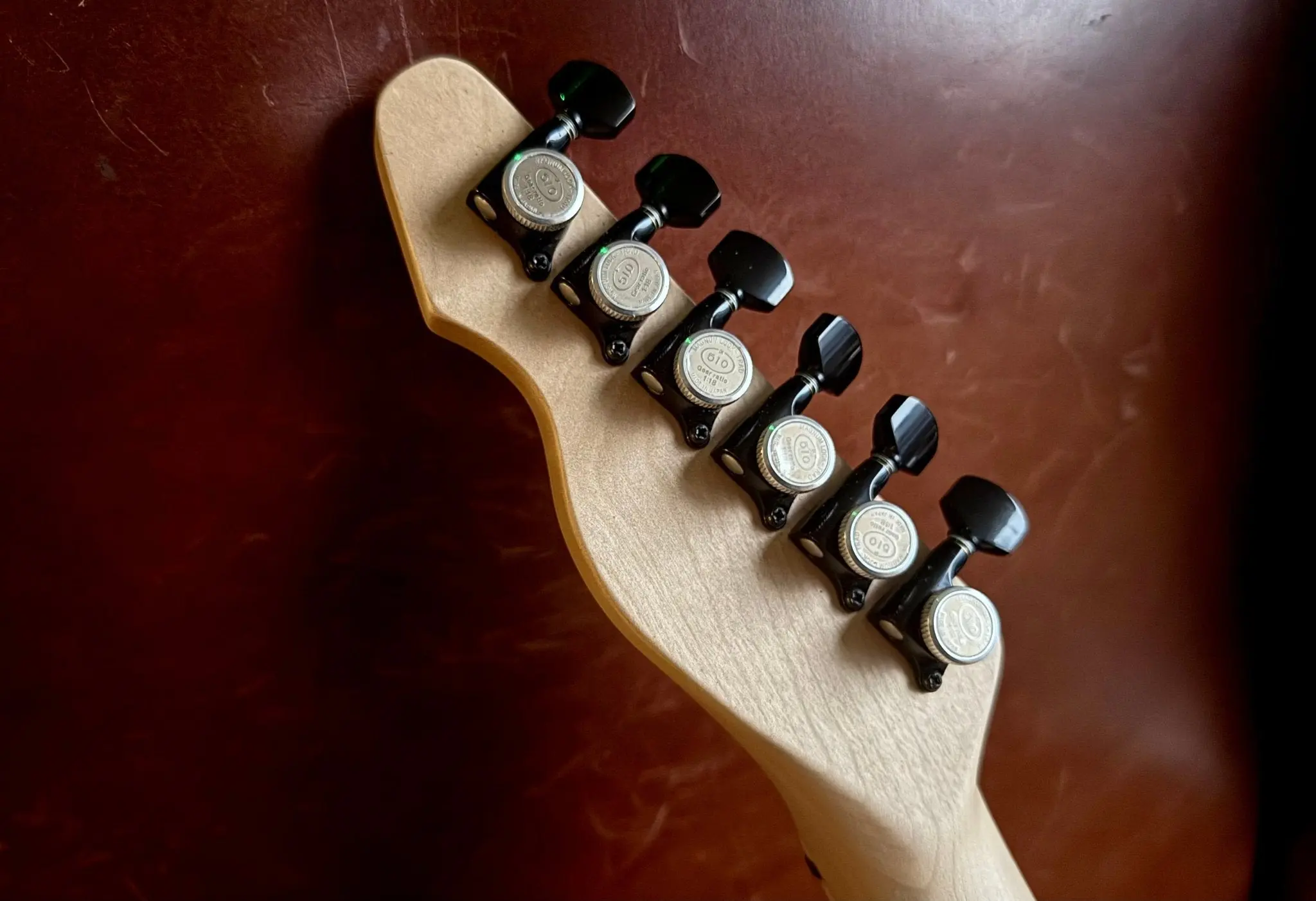 Valiant Titan Ruby Satin Electric Guitar With Stainless Steel Frets Upgrade - Image 14