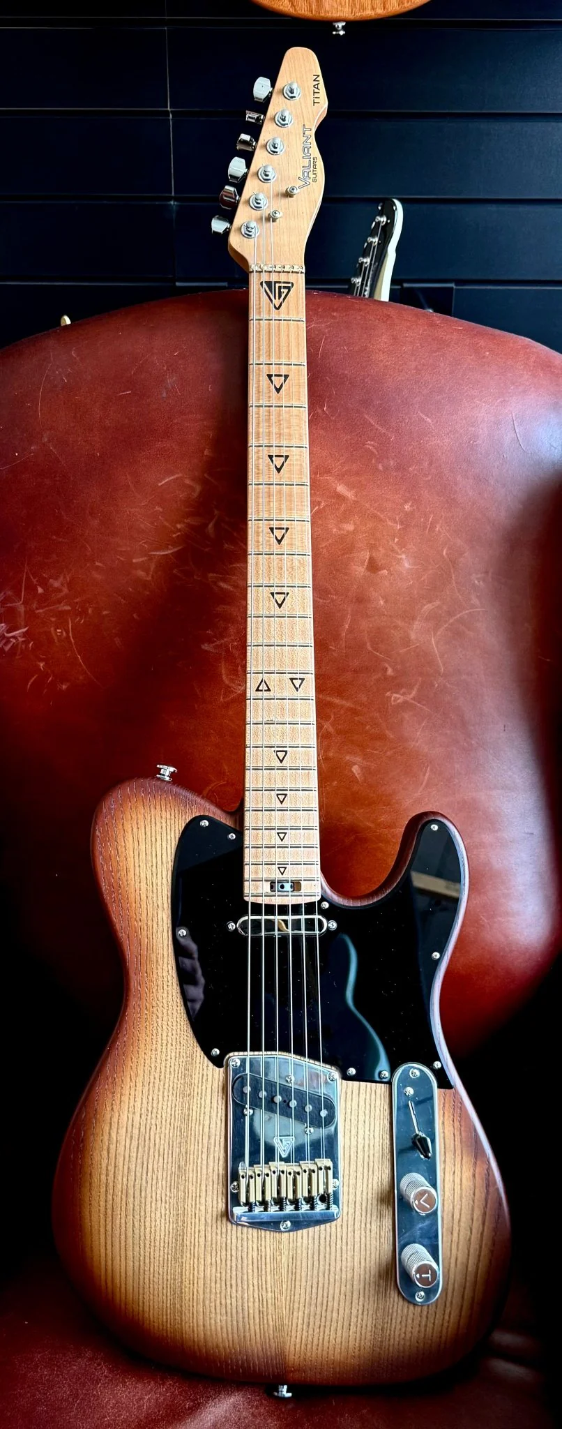 Valiant Titan SC With Stainless Steel Frets Upgrade Ebony Neck - Image 5