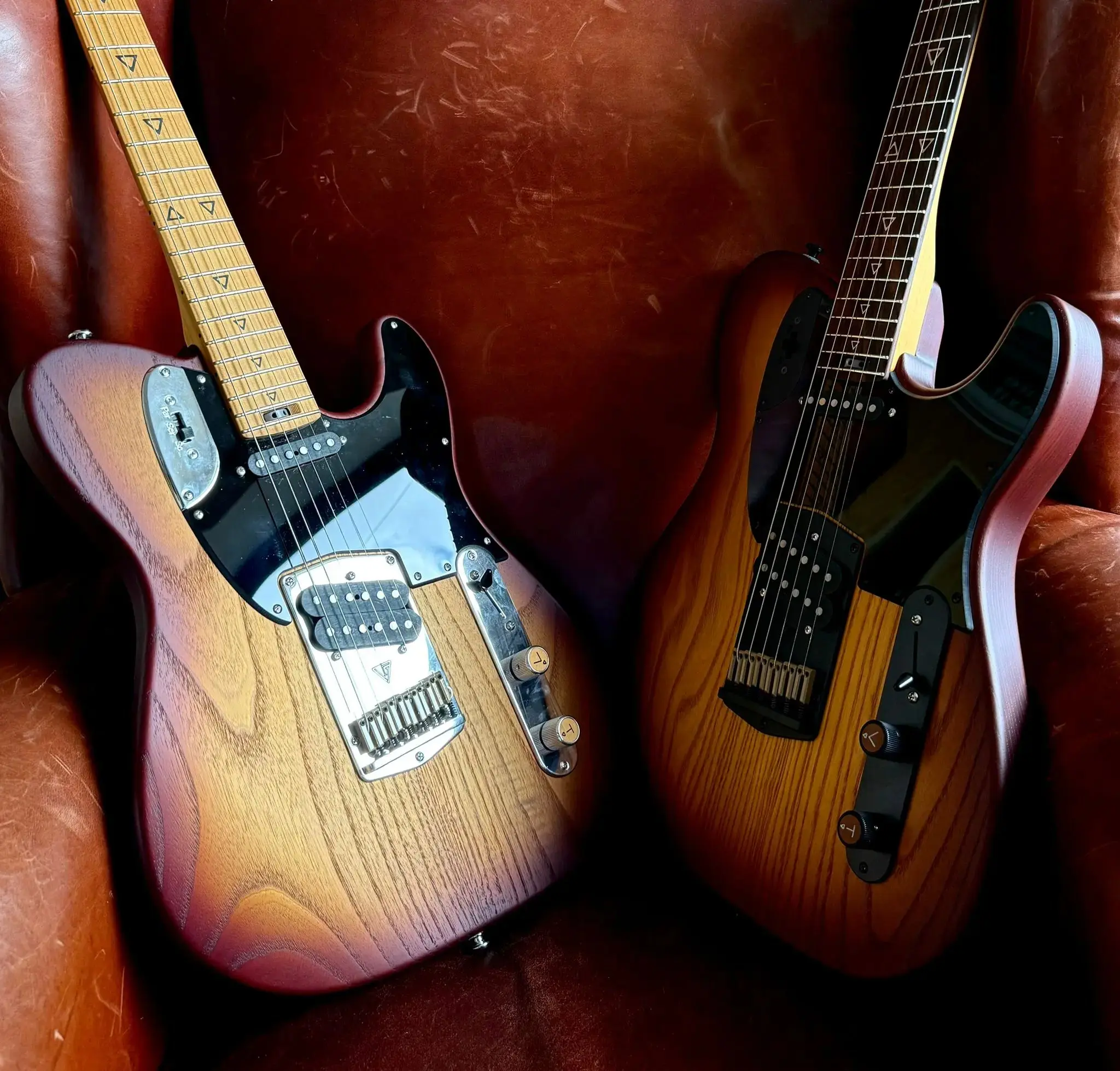 Valiant Titan Sunburst With Stainless Steel Frets Upgrade - Image 2