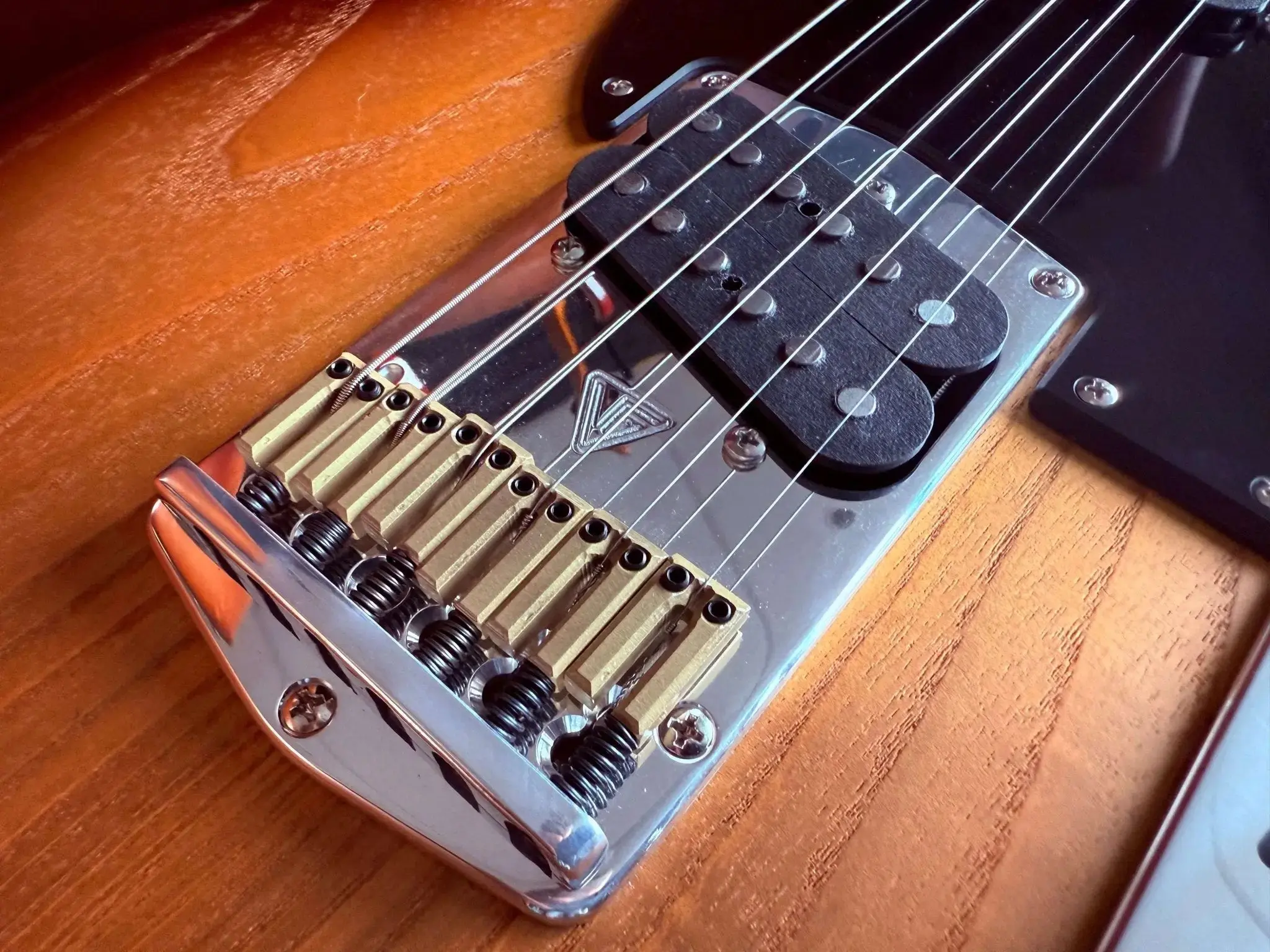 Valiant Titan Sunburst With Stainless Steel Frets Upgrade - Image 21
