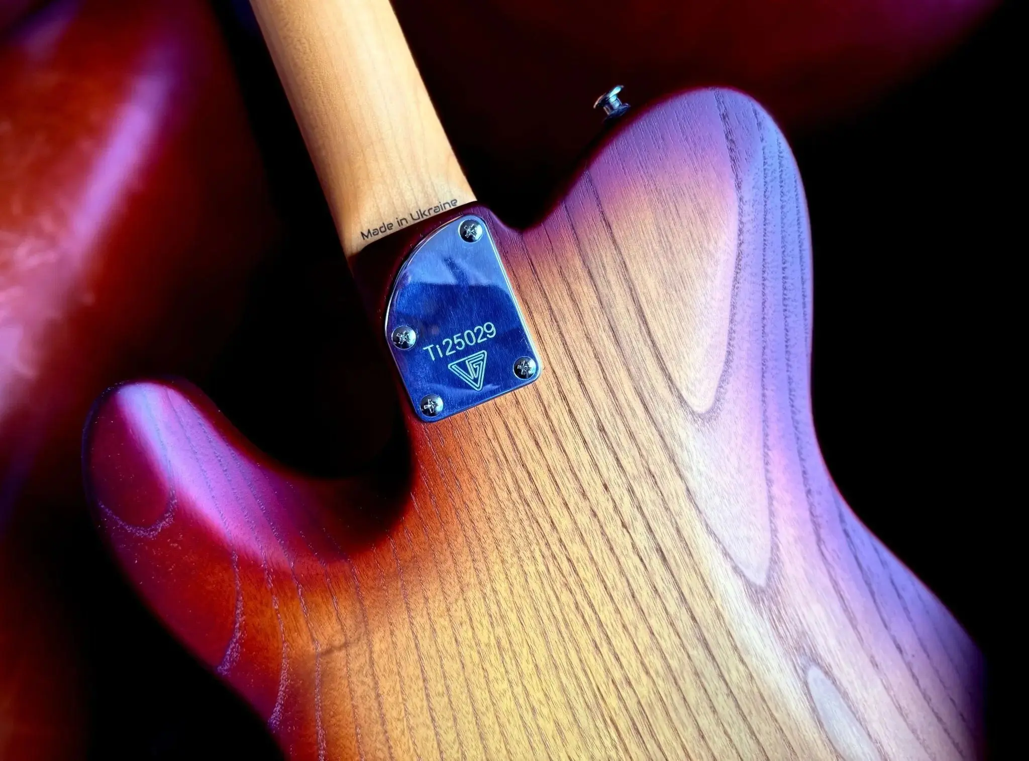 Valiant Titan Sunburst With Stainless Steel Frets Upgrade - Image 22