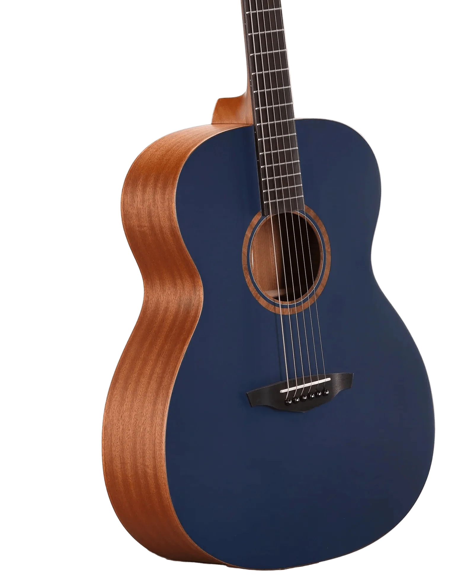 Veelah V1 OM Solid Top Navy Spruce w/ Gig Bag - Image 4