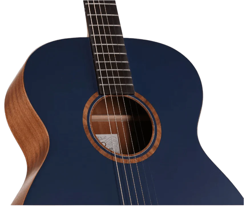 Veelah V1 OM Solid Top Navy Spruce w/ Gig Bag - Image 6