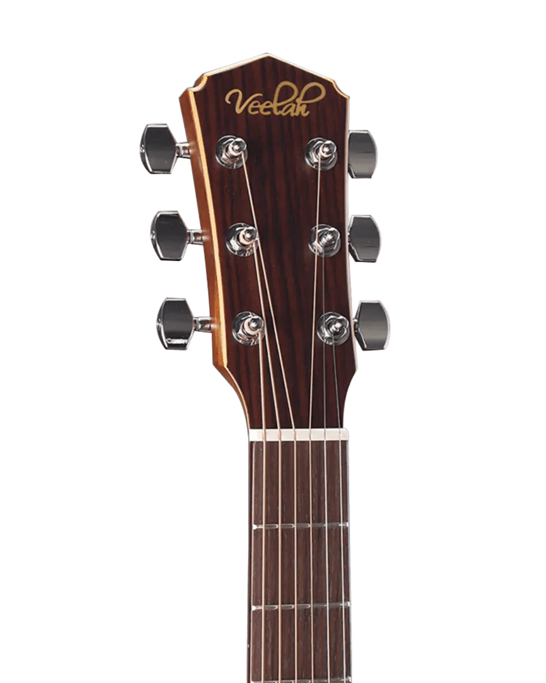 Veelah V1 OM Solid Top Spruce Acoustic Guitar w/ Gig Bag - Image 3