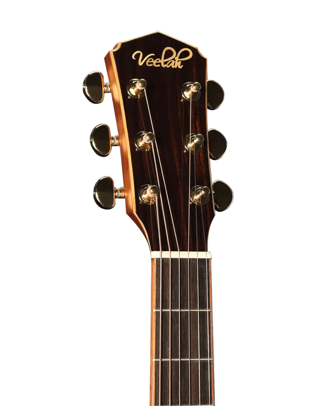 Veelah V5 OMC Solid Top Spruce Electro Acoustic Guitar w/ Gig Bag - Image 5