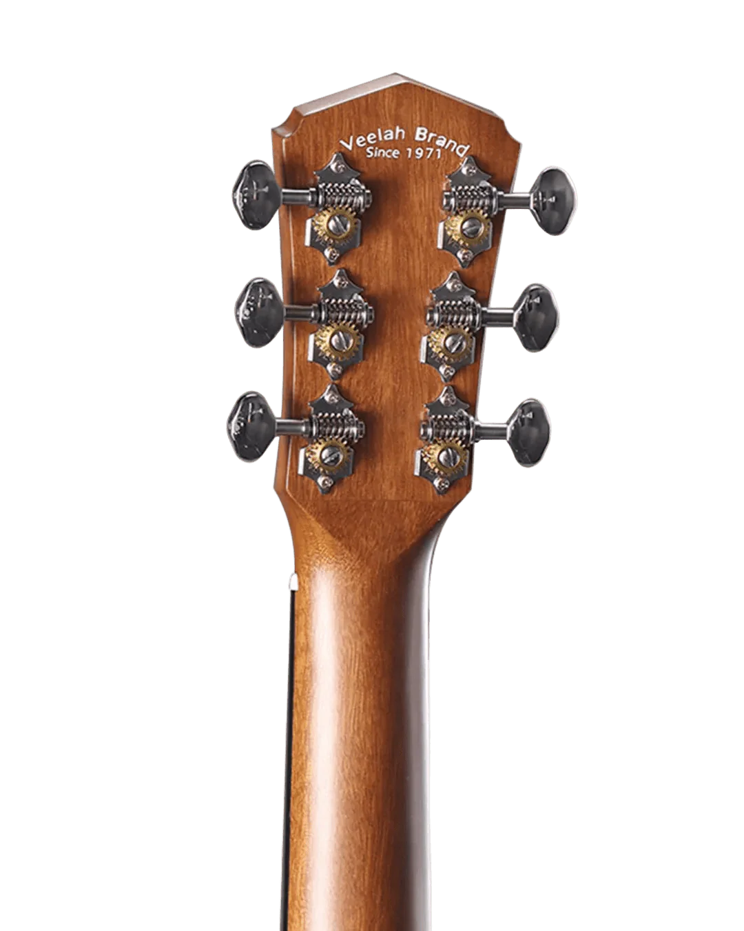 Veelah Vero GAC Mahogany Top Acoustic Guitar w/ Gig Bag - Image 4