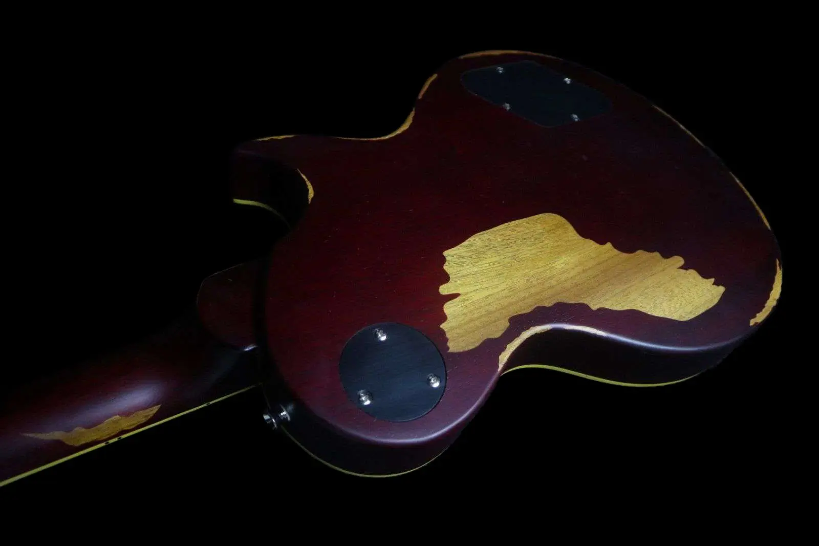 Vintage LV100MRPGM Left Hand Distressed 'Lemon Drop' with Distressed Finish - Image 6