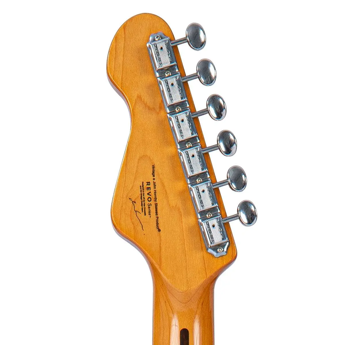 Vintage REVO Series 'Colt SS Twin' Electric Guitar ~ Vintage White - Image 18