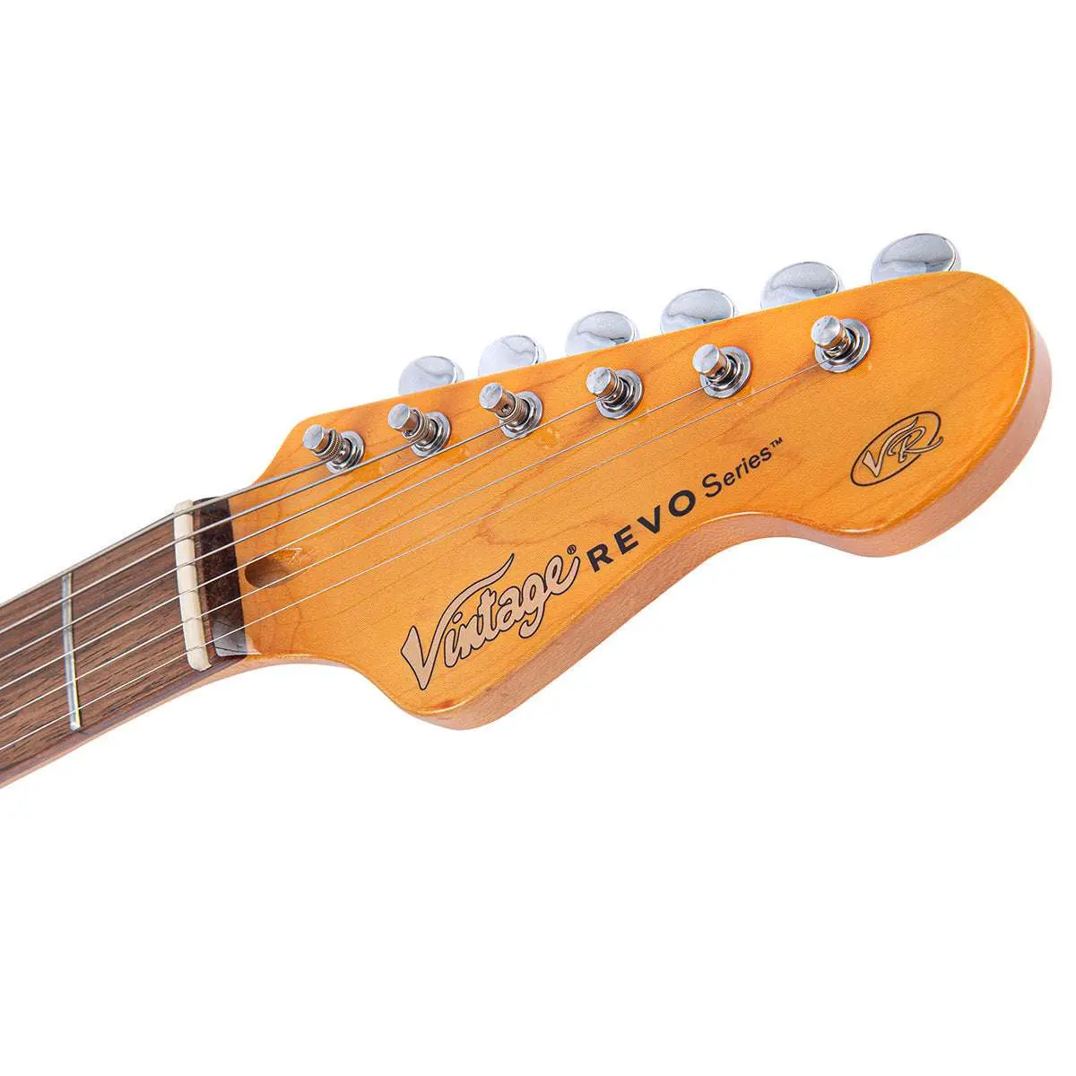Vintage REVO Series 'Colt SS Twin' Electric Guitar ~ Vintage White - Image 20