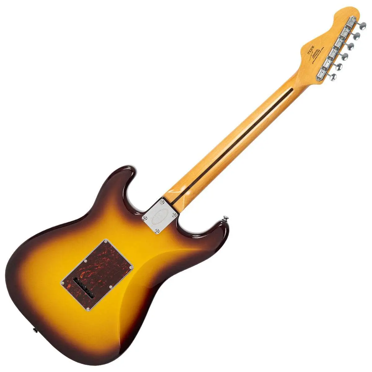 Vintage REVO Series 'Deluxe' Electric Guitar ~ Cappuchino - Image 2