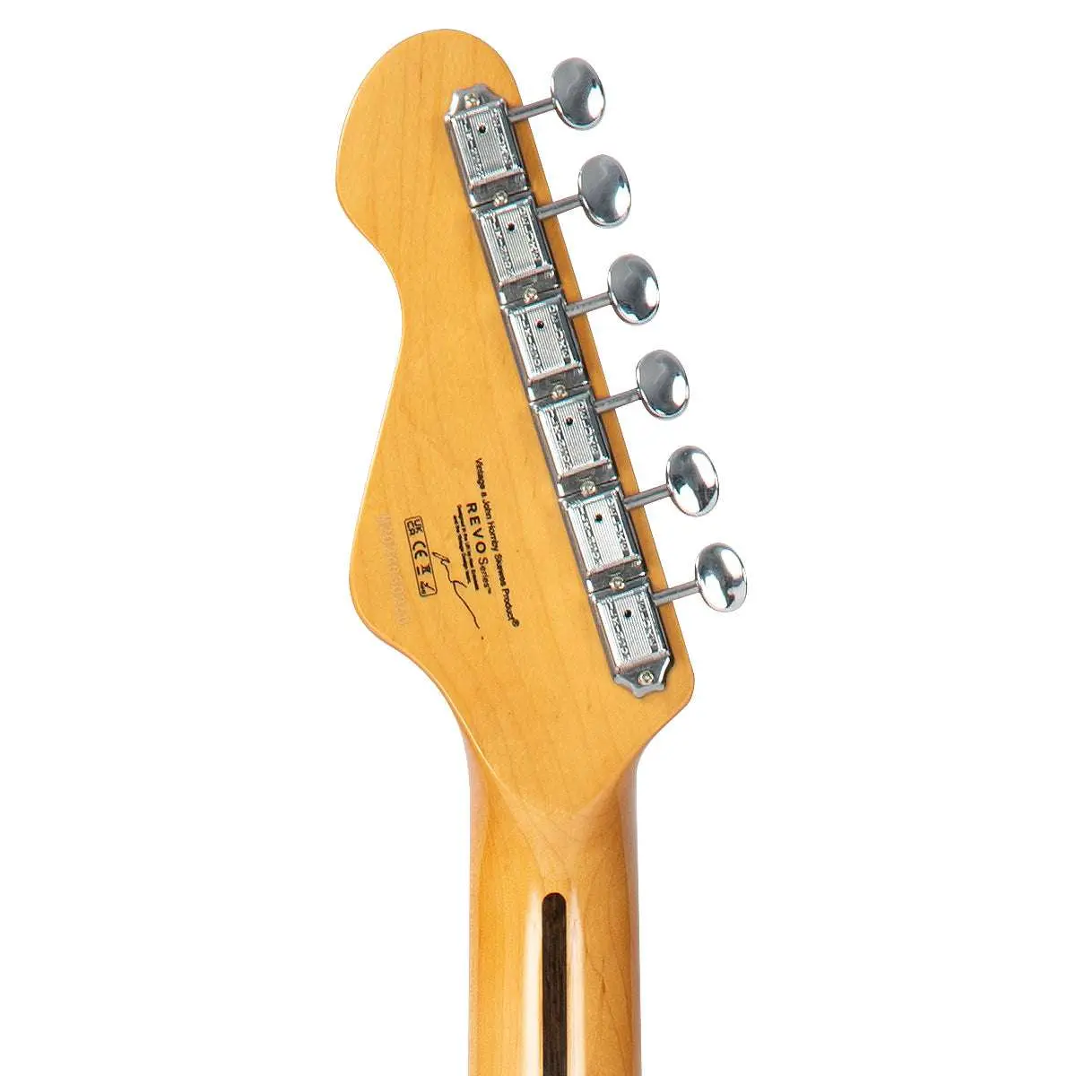 Vintage REVO Series 'Deluxe' Electric Guitar ~ Cappuchino - Image 9