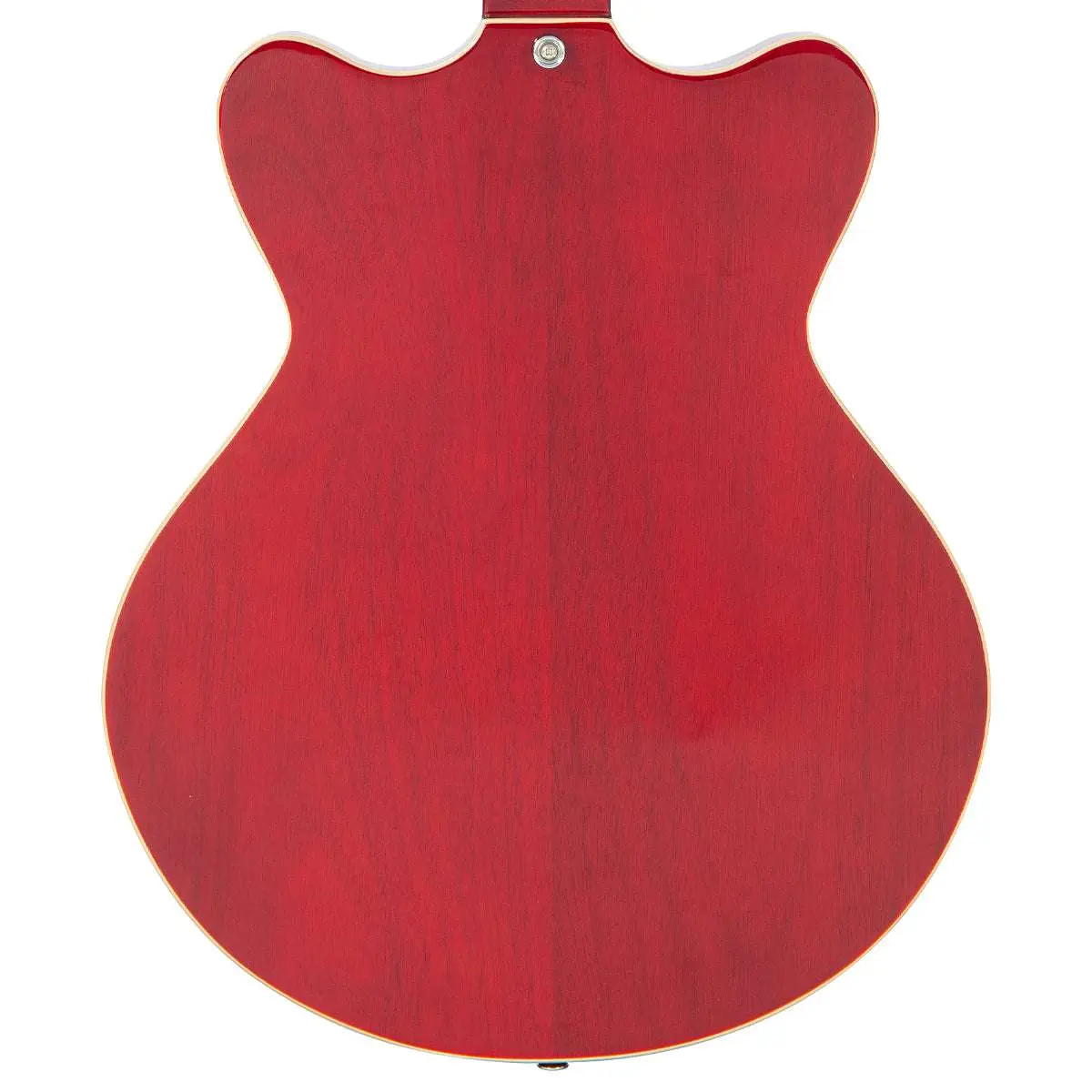 Vintage REVO Series 'Superthin' Electric Guitar ~ Cherry Red - Image 16