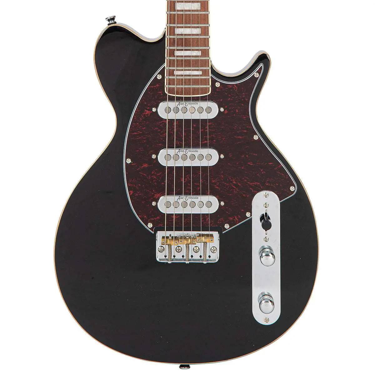Vintage REVO Series 'Vision' Electric Guitar ~ Boulevard Black - Image 15