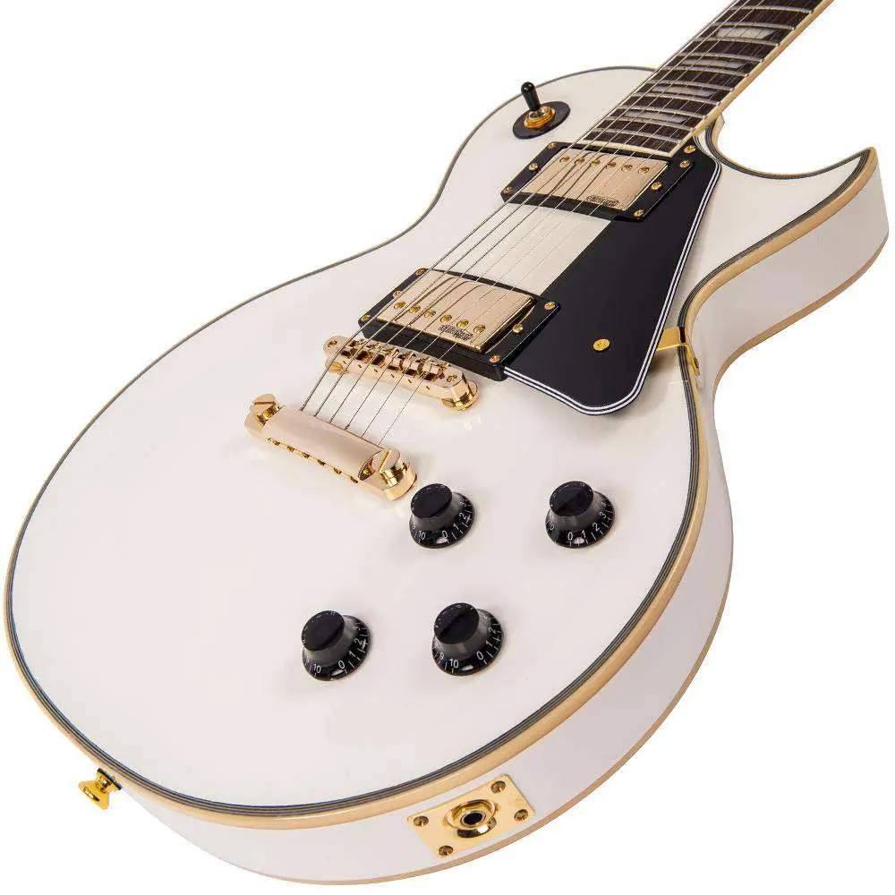 Vintage V100AW ReIssued Electric Guitar ~ Arctic White - Image 14