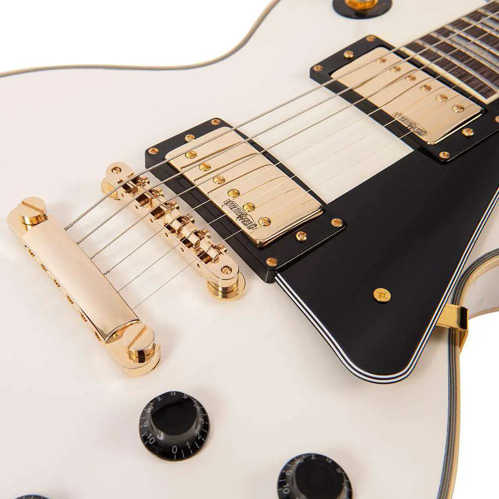 Vintage V100AW ReIssued Electric Guitar ~ Arctic White - Image 15
