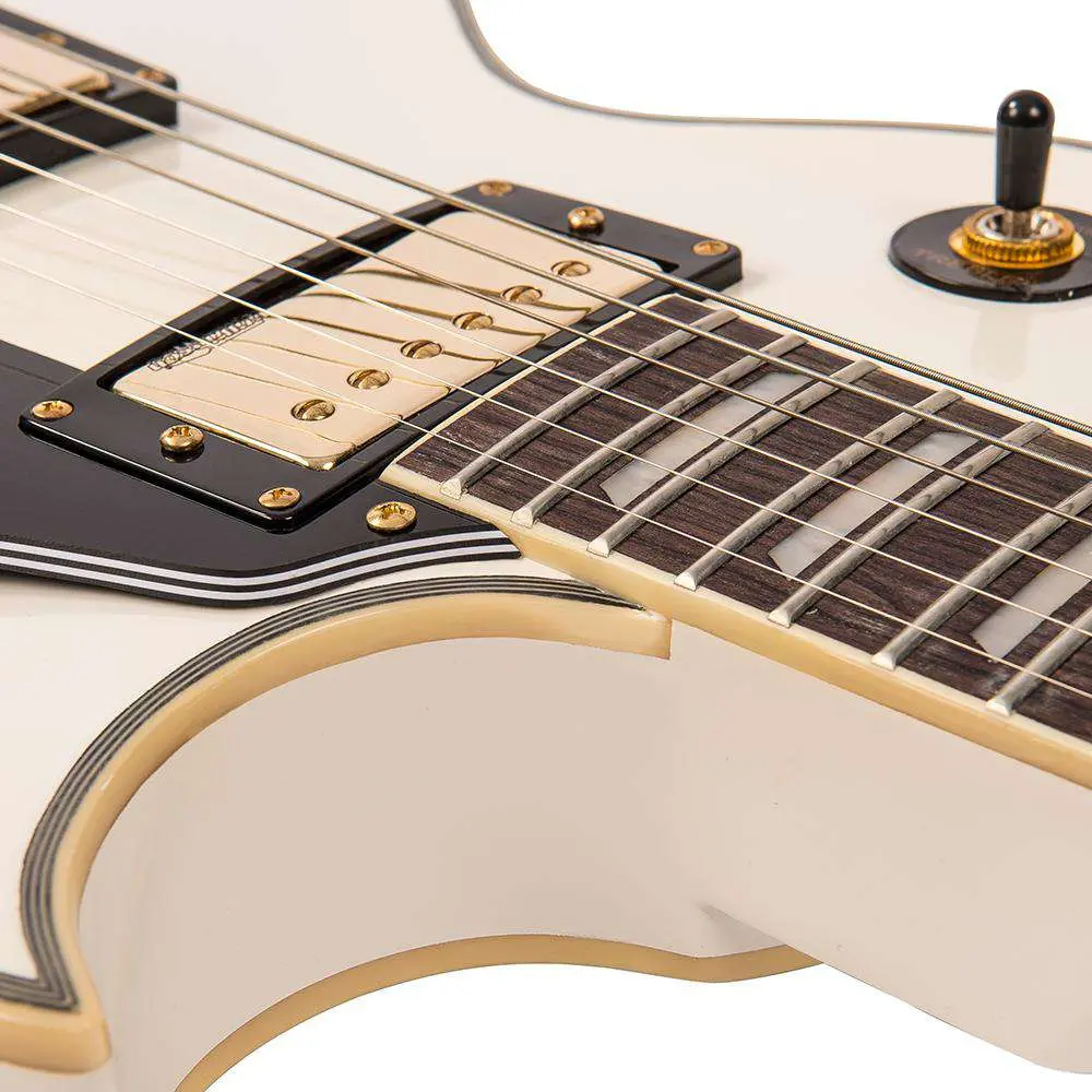 Vintage V100AW ReIssued Electric Guitar ~ Arctic White - Image 19