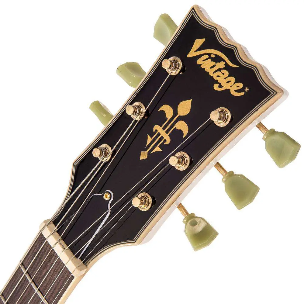 Vintage V100AW ReIssued Electric Guitar ~ Arctic White - Image 20