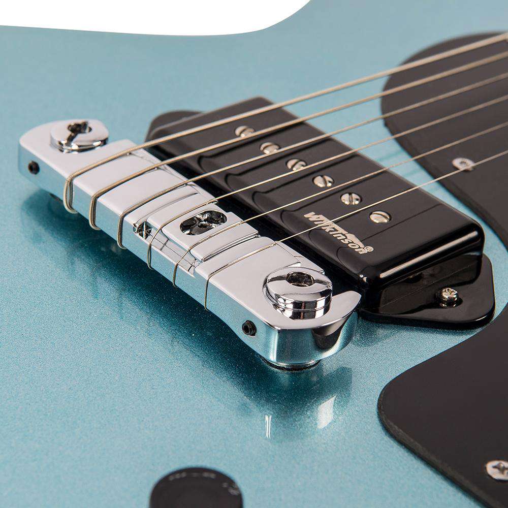 Vintage V120GHB ReIssued Electric Guitar ~ Gun Hill Blue - Image 17