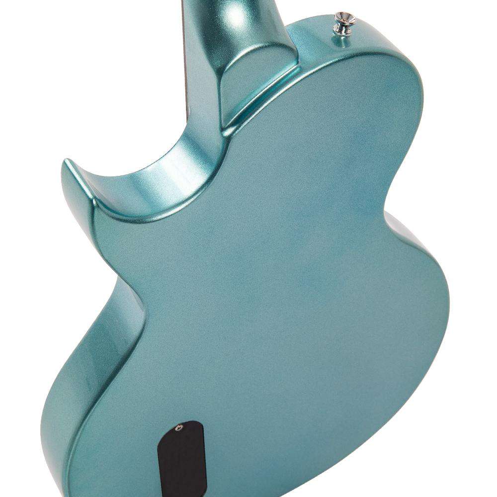 Vintage V120GHB ReIssued Electric Guitar ~ Gun Hill Blue - Image 5
