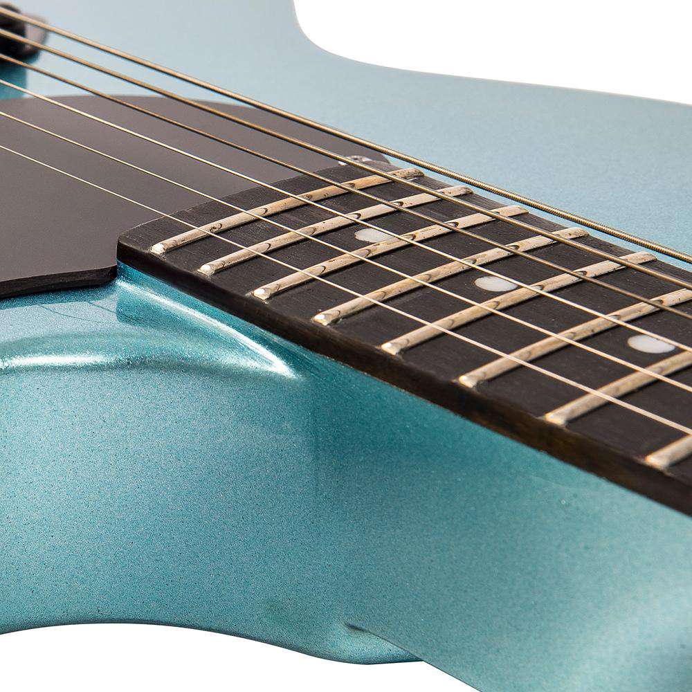 Vintage V120GHB ReIssued Electric Guitar ~ Gun Hill Blue - Image 9