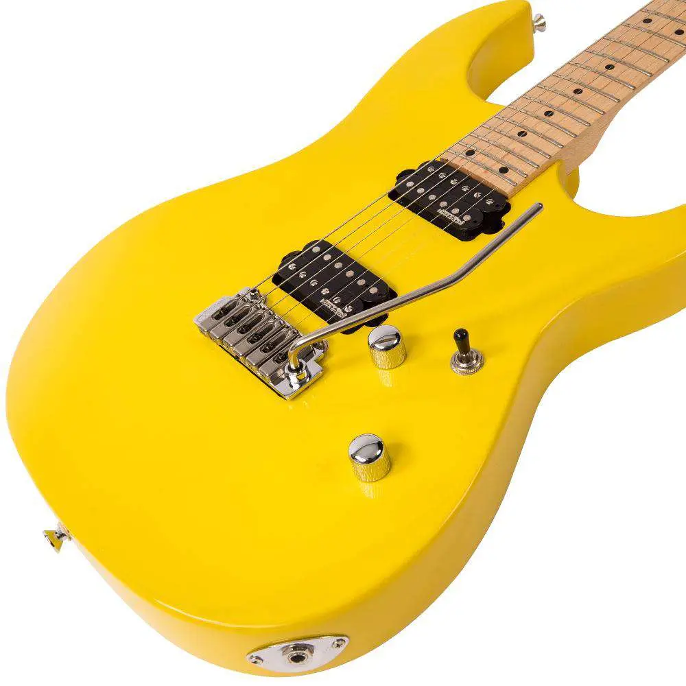 Vintage V6M24 ReIssued Electric Guitar ~ Daytona Yellow - Image 12
