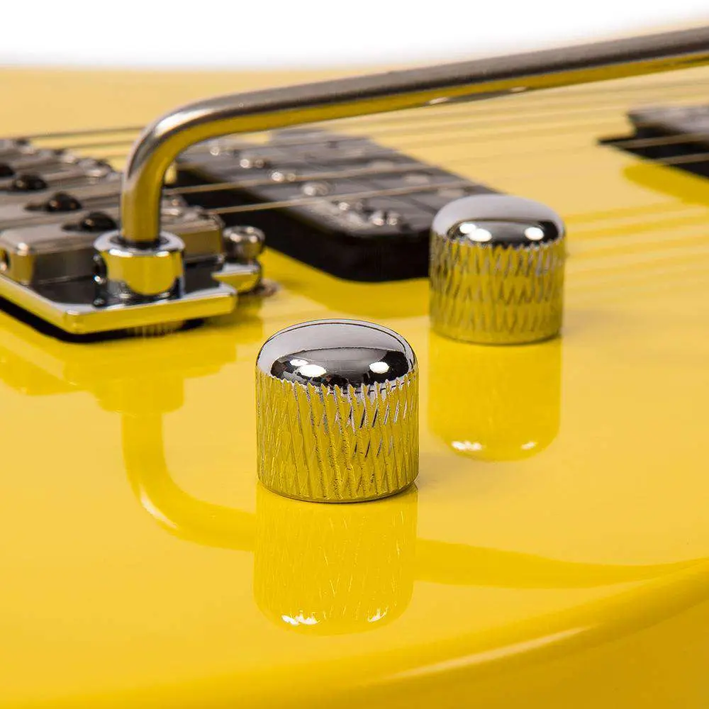 Vintage V6M24 ReIssued Electric Guitar ~ Daytona Yellow - Image 6