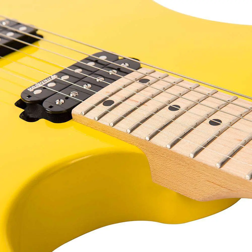 Vintage V6M24 ReIssued Electric Guitar ~ Daytona Yellow - Image 7