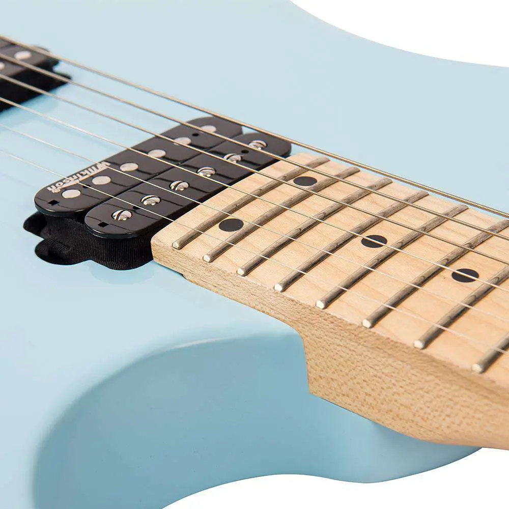 Vintage V6M24 ReIssued Electric Guitar ~ Laguna Blue - Image 30