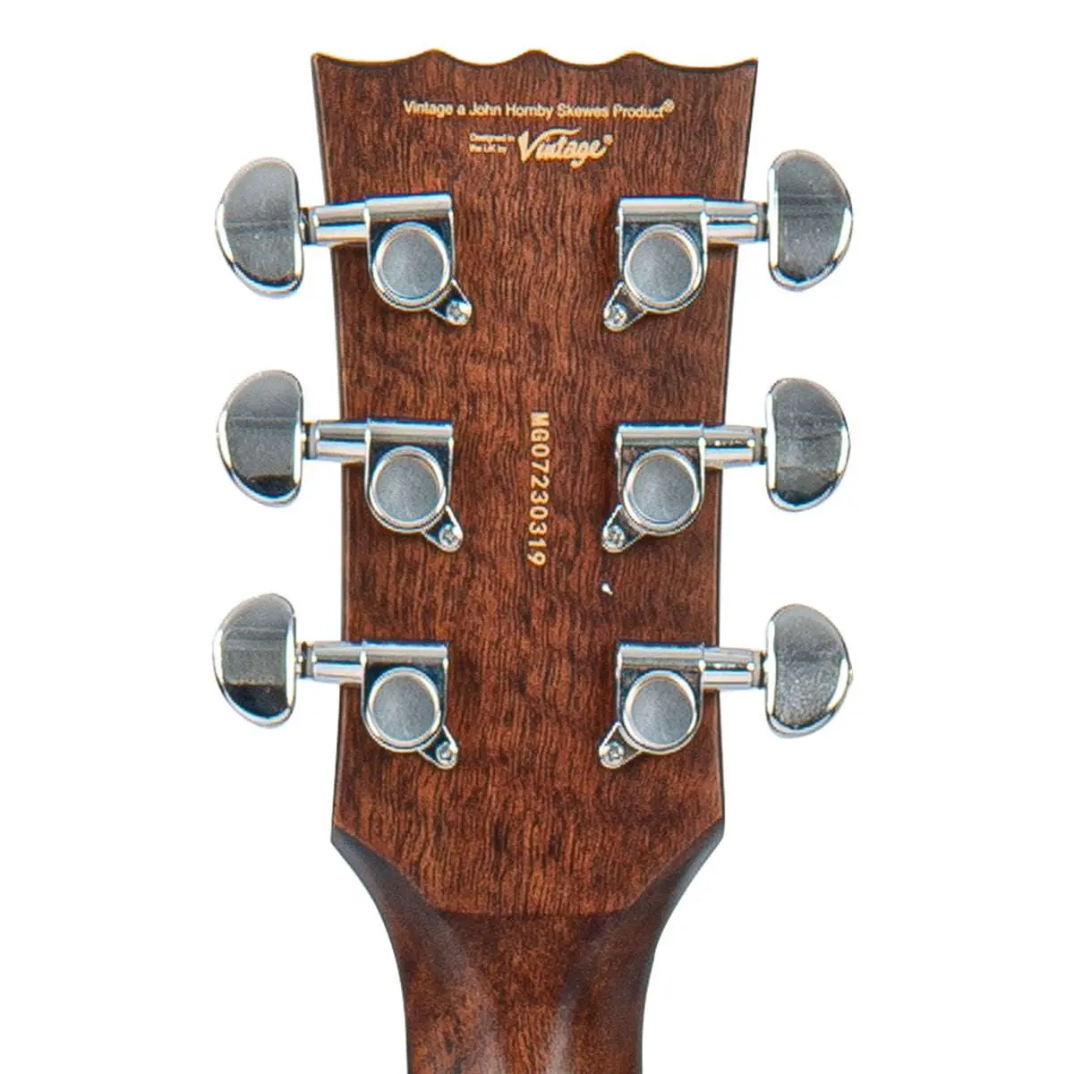 Vintage VE1800AQ Stage Series 'Parlour' Electro-Acoustic Guitar ~ Antiqued - Image 8