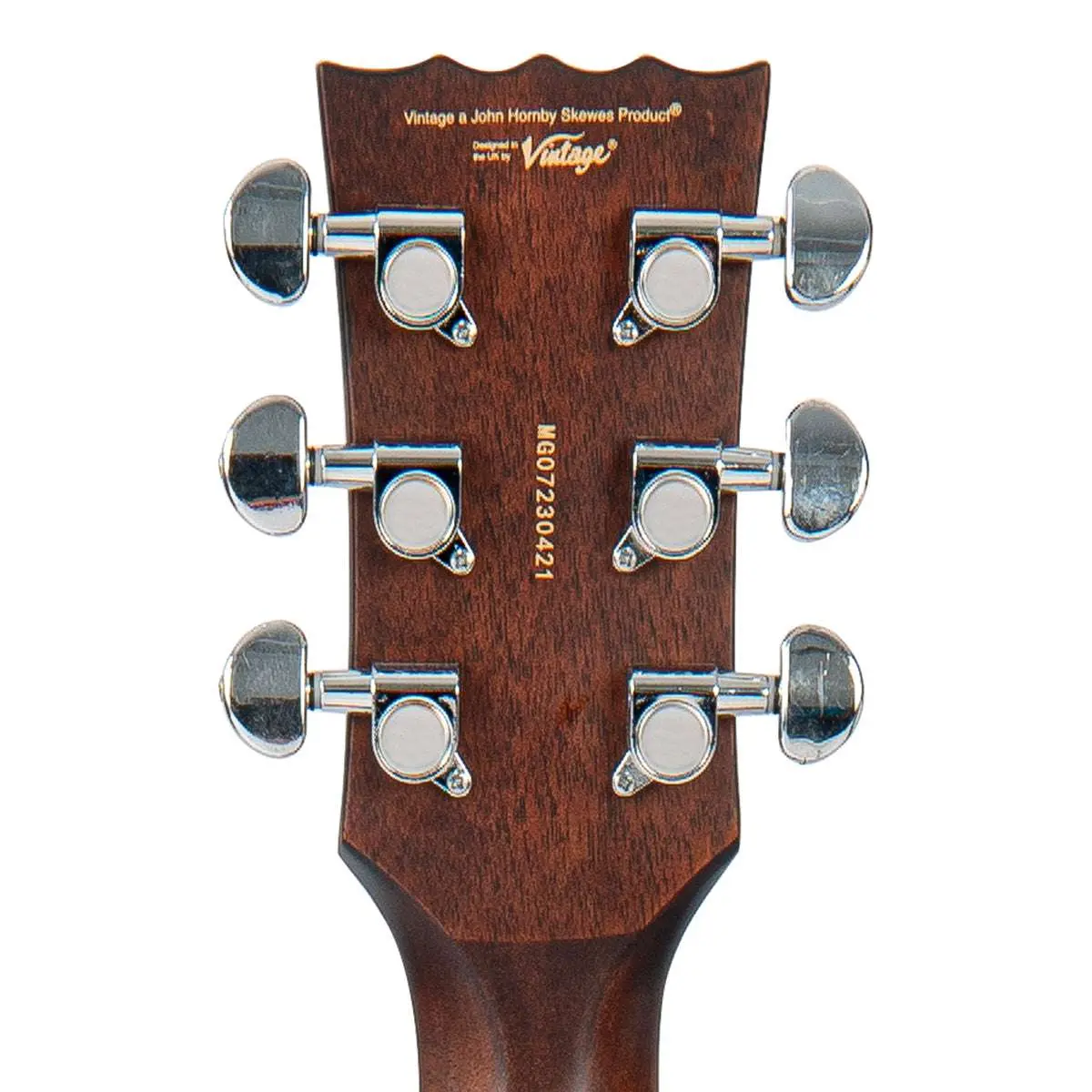 Vintage VEC300N Stage Series 'Folk' Cutaway Electro-Acoustic Guitar ~ Natural - Image 8