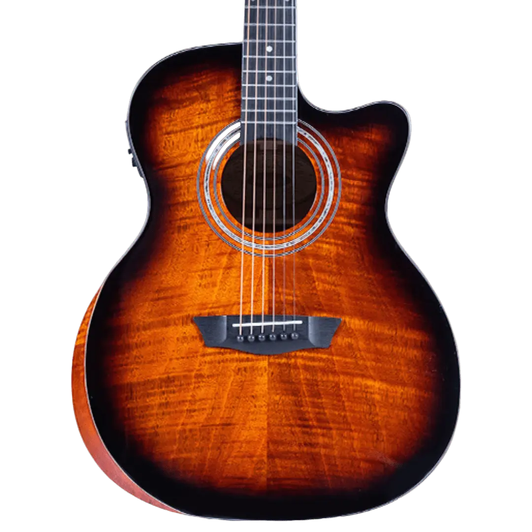 Washburm Comfort WCG12FCE Electro Acoustic Guitar w' £225 Custom Pro Setup Package Included - Image 12